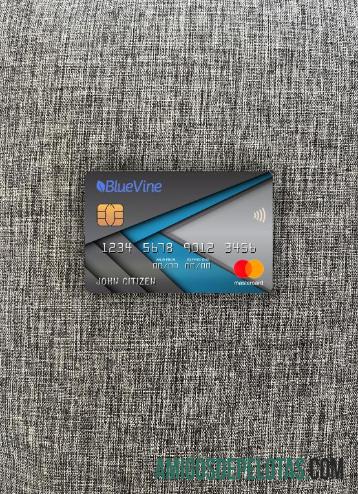 EUA Califórnia BlueVine Bank Mastercard Photolook Front amostra